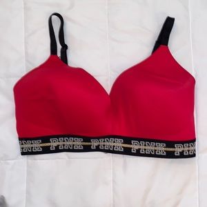 VS PINK wear everywhere wireless lightly lined bra 36DD